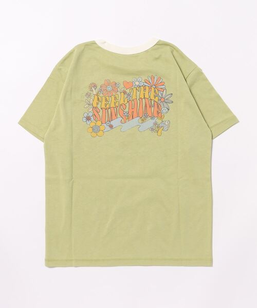 ROXY（ロキシー）の「MINI SMILE BONITA/ロキシーキッズ半袖Tシャツ（Tシャツ/カットソー・キッズ・グリーン/グレー/ホワイト・150/140/130/120）」の7枚目の写真