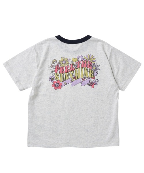 ROXY（ロキシー）の「MINI SMILE BONITA/ロキシーキッズ半袖Tシャツ（Tシャツ/カットソー・キッズ・グリーン/グレー/ホワイト・150/140/130/120）」の3枚目の写真