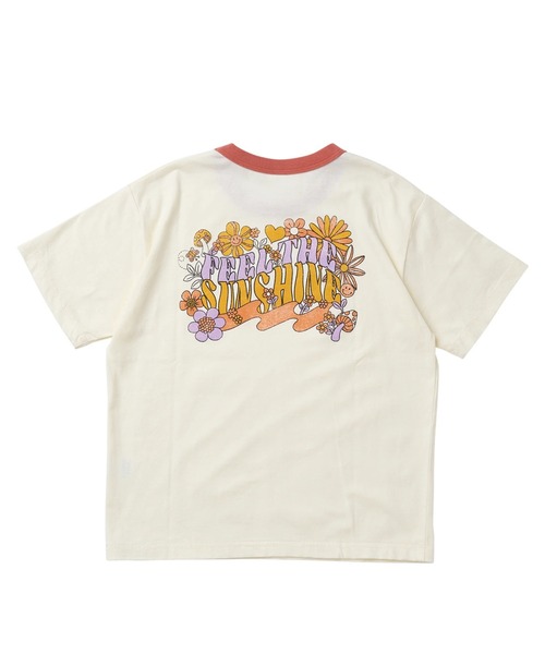 ROXY（ロキシー）の「MINI SMILE BONITA/ロキシーキッズ半袖Tシャツ（Tシャツ/カットソー・キッズ・グリーン/グレー/ホワイト・150/140/130/120）」の2枚目の写真