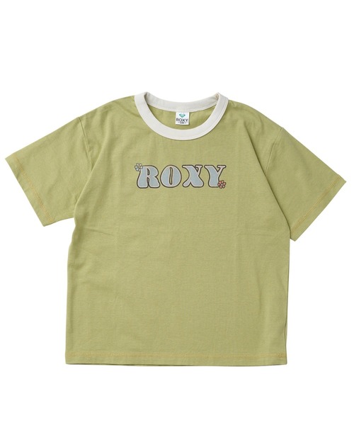 ROXY（ロキシー）の「MINI SMILE BONITA/ロキシーキッズ半袖Tシャツ（Tシャツ/カットソー・キッズ・グリーン/グレー/ホワイト・150/140/130/120）」の6枚目の写真