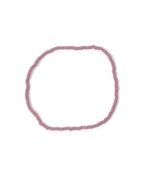 studio CLIP（スタディオクリップ）の「ビーズゴムブレス（ブレスレット・レディース・ホワイト/レッド/その他1/その他2/パープル/ライトブルー・FREE）」の4枚目の写真