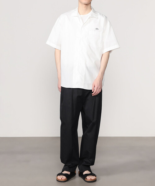 DANTON（ダントン）の「DANTON | バックロゴ 半袖ワークシャツ MEN