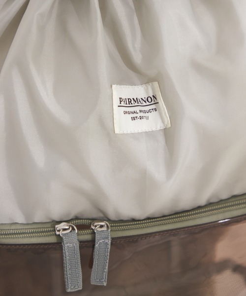 pairmanon（ペアマノン）の「2層式 リュック型 セパレートプールバッグ（バックパック/リュック・キッズ・ブルーグレー/ブラック/テラコッタ・FREE）」の5枚目の写真