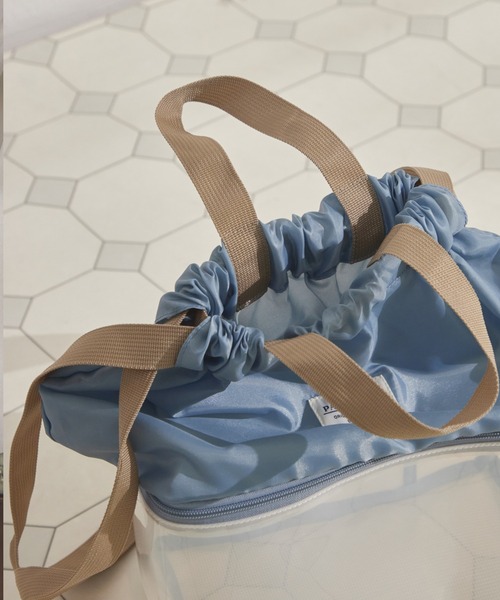 pairmanon（ペアマノン）の「2層式 リュック型 セパレートプールバッグ（バックパック/リュック・キッズ・ブルーグレー/ブラック/テラコッタ・FREE）」の11枚目の写真