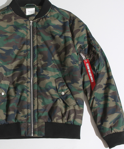 WEGO（ウィゴー）の「WEGO/パデッドMA-1（ミリタリージャケット・メンズ・ブラック/グレー/カーキ/ネイビー/その他1・MEDIUM/LARGE）」の14枚目の写真