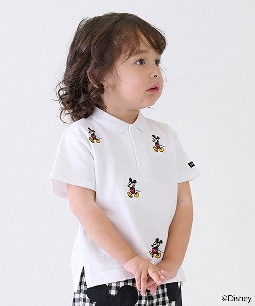 petit main(プティマイン)の「【Disney】ミッキー/ポロシャツ(ポロシャツ・キッズ・レッド/オフホワイト/ネイビー・120cm/130cm/100cm/110cm/80cm/90cm)」の10枚目の写真