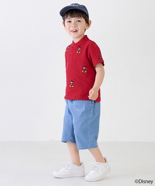 petit main(プティマイン)の「【Disney】ミッキー/ポロシャツ(ポロシャツ・キッズ・レッド/オフホワイト/ネイビー・120cm/130cm/100cm/110cm/80cm/90cm)」の13枚目の写真