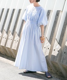 KBF | カーブラインドロストシャーリングワンピース(ワンピース)