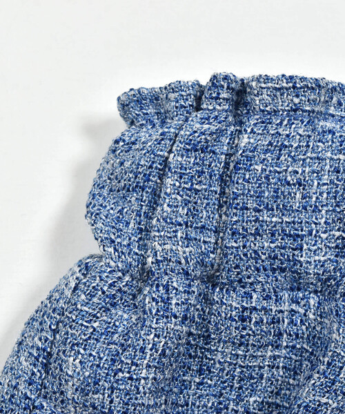 BeBe Petits Pois Vert（ベベプチポワヴェール）の「ツイードセットアップ(95~150cm)（セットアップ・キッズ・ブルー系その他/ブラック系その他・140cm/110cm/95cm/120cm/150cm/100cm/130cm）」の13枚目の写真