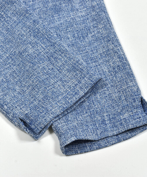 BeBe Petits Pois Vert（ベベプチポワヴェール）の「ツイードセットアップ(95~150cm)（セットアップ・キッズ・ブルー系その他/ブラック系その他・140cm/110cm/95cm/120cm/150cm/100cm/130cm）」の14枚目の写真