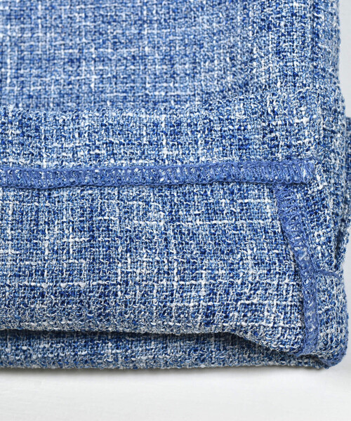 BeBe Petits Pois Vert（ベベプチポワヴェール）の「ツイードセットアップ(95~150cm)（セットアップ・キッズ・ブルー系その他/ブラック系その他・140cm/110cm/95cm/120cm/150cm/100cm/130cm）」の15枚目の写真