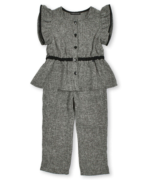 BeBe Petits Pois Vert（ベベプチポワヴェール）の「ツイードセットアップ(95~150cm)（セットアップ・キッズ・ブルー系その他/ブラック系その他・140cm/110cm/95cm/120cm/150cm/100cm/130cm）」の18枚目の写真