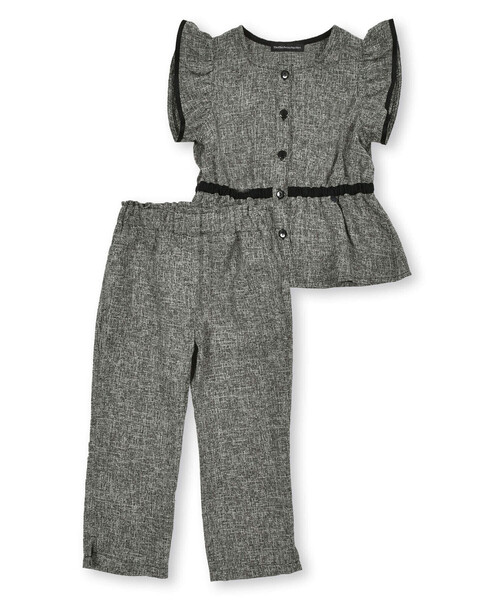 BeBe Petits Pois Vert（ベベプチポワヴェール）の「ツイードセットアップ(95~150cm)（セットアップ・キッズ・ブルー系その他/ブラック系その他・140cm/110cm/95cm/120cm/150cm/100cm/130cm）」の20枚目の写真