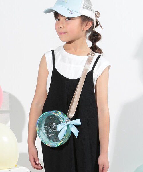 SHOO・LA・RUE（シューラルー）の「◆リボンサークルPVCポシェット（ショルダーバッグ・キッズ・ピンク/サックスブルー・99）」の11枚目の写真