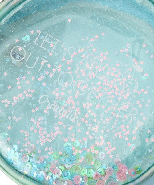 SHOO・LA・RUE（シューラルー）の「◆リボンサークルPVCポシェット（ショルダーバッグ・キッズ・ピンク/サックスブルー・99）」の12枚目の写真