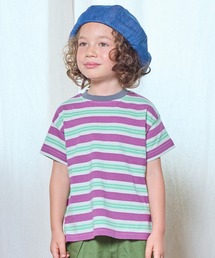ボーダーカラーTシャツ(80~150cm)