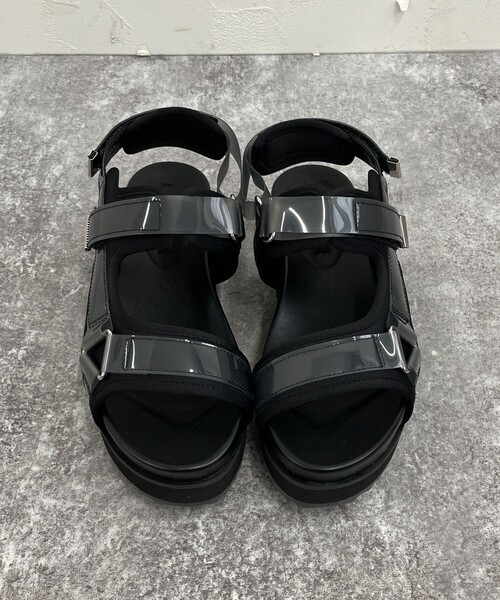 JETEE（ジュテ）の「【JETEE/ジュテ】 クリアカバーバンドサンダル（サンダル・レディース・ブラック・L/M）」の4枚目の写真