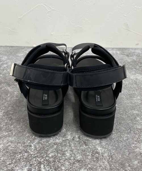 JETEE（ジュテ）の「【JETEE/ジュテ】 クリアカバーバンドサンダル（サンダル・レディース・ブラック・L/M）」の6枚目の写真