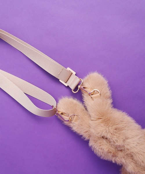 didizizi（ディディジジ）の「うさぎショルダーバッグ（トートバッグ・レディース・ベージュ/ブラック/グレー・FREE）」の19枚目の写真