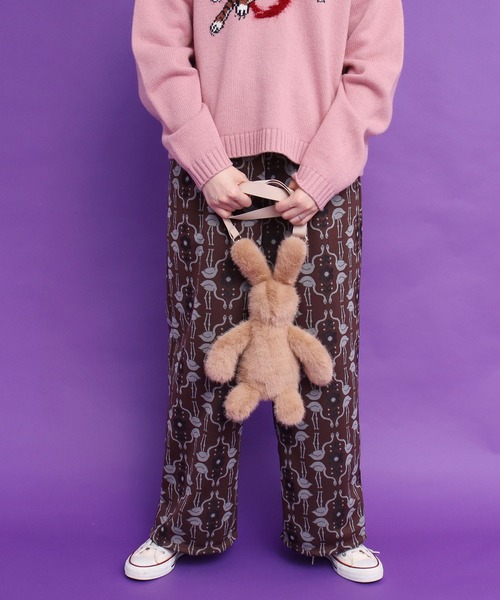 didizizi（ディディジジ）の「うさぎショルダーバッグ（トートバッグ・レディース・ベージュ/ブラック/グレー・FREE）」の8枚目の写真