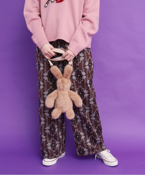 didizizi（ディディジジ）の「うさぎショルダーバッグ（トートバッグ・レディース・ベージュ/ブラック/グレー・FREE）」の9枚目の写真