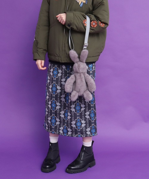 didizizi（ディディジジ）の「うさぎショルダーバッグ（トートバッグ・レディース・ベージュ/ブラック/グレー・FREE）」の13枚目の写真