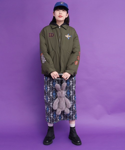 didizizi（ディディジジ）の「うさぎショルダーバッグ（トートバッグ・レディース・ベージュ/ブラック/グレー・FREE）」の16枚目の写真