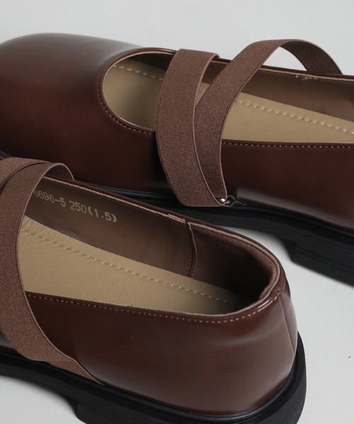 shoes365(シューズスリーシックスファイヴ)の「【shoes365】ダブルゴムバンドメリージェーンシューズ(その他シューズ・レディース・ブラウン/ブラック/オフホワイト・25.0cm/22.5cm/23.0cm/23.5cm/24.0cm/24.5㎝)」の15枚目の写真