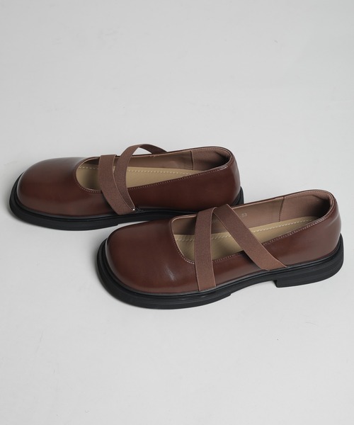 shoes365(シューズスリーシックスファイヴ)の「【shoes365】ダブルゴムバンドメリージェーンシューズ(その他シューズ・レディース・ブラウン/ブラック/オフホワイト・25.0cm/22.5cm/23.0cm/23.5cm/24.0cm/24.5㎝)」の19枚目の写真