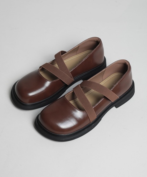 shoes365(シューズスリーシックスファイヴ)の「【shoes365】ダブルゴムバンドメリージェーンシューズ(その他シューズ・レディース・ブラウン/ブラック/オフホワイト・25.0cm/22.5cm/23.0cm/23.5cm/24.0cm/24.5㎝)」の20枚目の写真