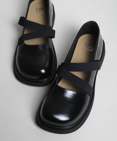 shoes365(シューズスリーシックスファイヴ)の「【shoes365】ダブルゴムバンドメリージェーンシューズ(その他シューズ・レディース・ブラウン/ブラック/オフホワイト・25.0cm/22.5cm/23.0cm/23.5cm/24.0cm/24.5㎝)」の22枚目の写真
