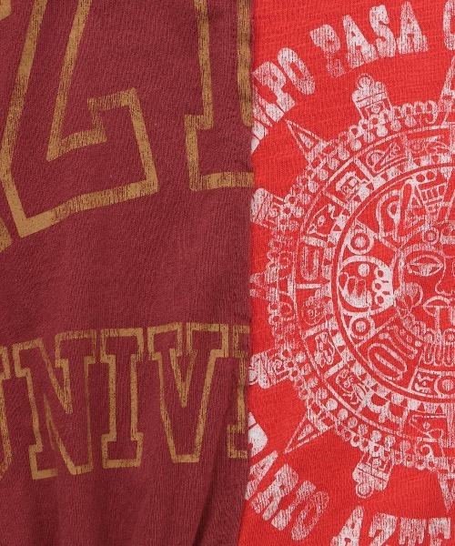 チチカカ(チチカカ)の「リメイク風ギャザースリーブTシャツ(Tシャツ/カットソー・レディース・カーキ/チャコールグレー/レッド・FREE)」の9枚目の写真