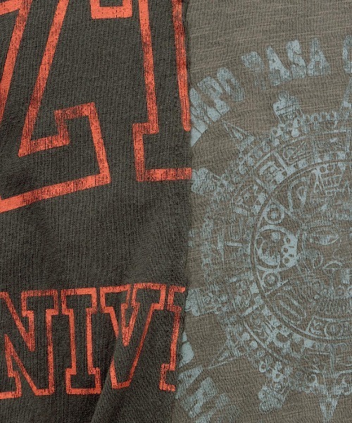 チチカカ(チチカカ)の「リメイク風ギャザースリーブTシャツ(Tシャツ/カットソー・レディース・カーキ/チャコールグレー/レッド・FREE)」の11枚目の写真