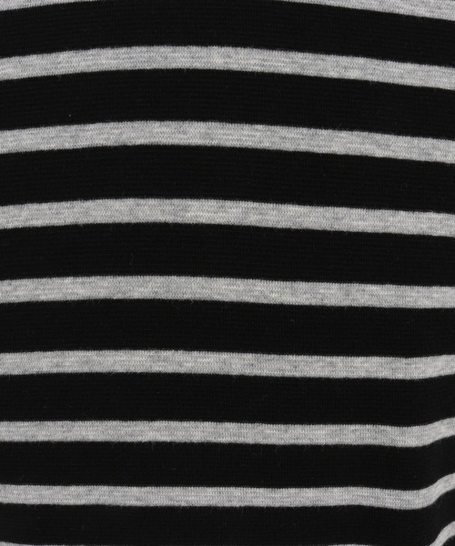 Magine（マージン）の「mlt4789-Border Pattern Span Fraise 3-4 Sleeve Cut Sew 7分袖Tシャツ（Tシャツ/カットソー・メンズ・グレー×ホワイト/ブラック×グレー/ブラック×ホワイト・44/46/48）」の20枚目の写真