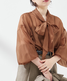 journal standard L'essage | オーガンジーボウタイブラウス(シャツ/ブラウス)
