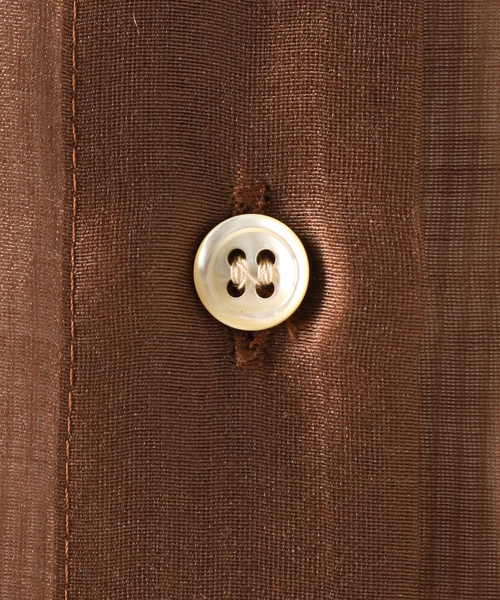 journal standard L'essage（ジャーナルスタンダードレサージュ）の「オーガンジーボウタイブラウス（シャツ/ブラウス・レディース・チャコールグレー/ネイビー/ブラウン・FREE）」の18枚目の写真