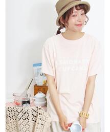 Samansa Mos2 | 【UVカット】スラブ天竺ロゴアソートTシャツ(Tシャツ/カットソー)