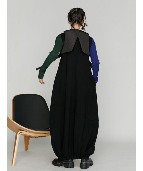 UN3D.（アンスリード）の「TRI-COLLOR COCOON KNIT OP / トライカラーコクーンニットワンピース（ワンピース・レディース・グレー/ブラック・36/38）」の20枚目の写真