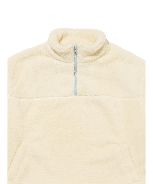 セール】Levi's/リーバイス ハーフジップフリース ホワイト WHITE SWAN