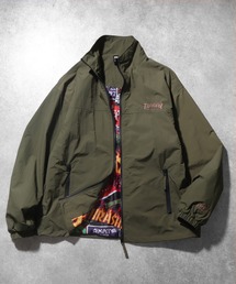 【THRASHER/スラッシャー】総柄 裏付き ナイロンジャケット