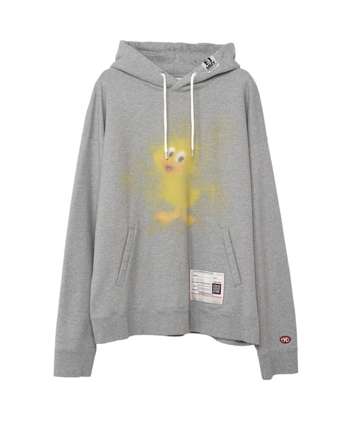 メゾンミハラヤスヒロ ｸﾞﾚｰ duck-print distressed sweatshirt 36 Maison MIHARA YASUHIRO - ディストレスト スエットシャツ グレー