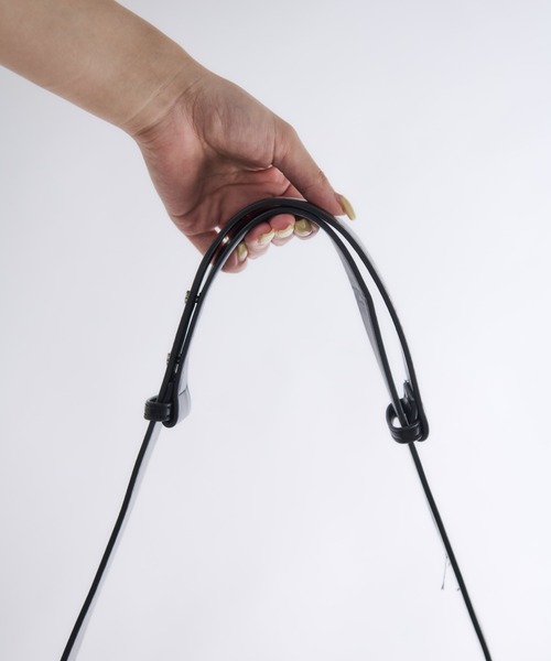 Shelly island(シェリーアイランド)の「フェイクレザーショルダーバッグ(ショルダーバッグ・レディース・ブラウン/ブラック/ホワイト・FREE)」の17枚目の写真