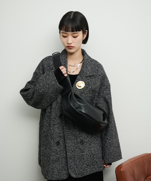 【Cider】フェイクレザー・ショルダーバッグ 1735820514000-M8e2Sd.jpg
