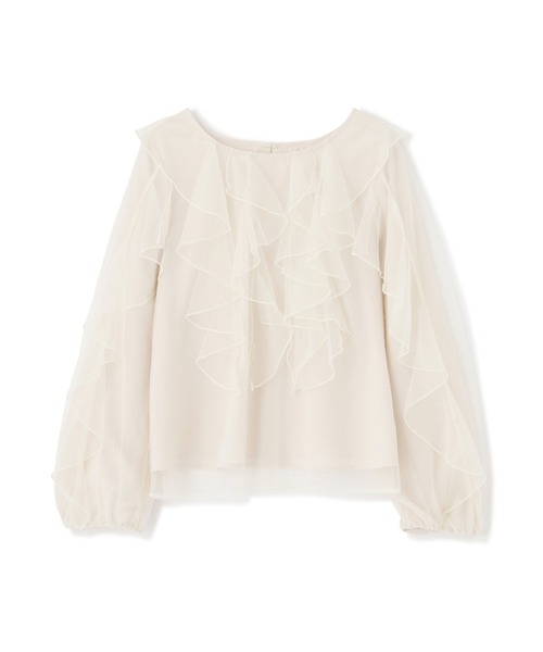 JILL by JILL STUART（ジルバイジルスチュアート）の「◇フリルブラウス（シャツ/ブラウス・レディース・ラベンダー/ホワイト系その他/ピンク・FREE）」の16枚目の写真