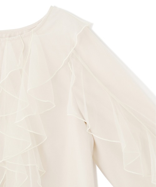 JILL by JILL STUART（ジルバイジルスチュアート）の「◇フリルブラウス（シャツ/ブラウス・レディース・ラベンダー/ホワイト系その他/ピンク・FREE）」の14枚目の写真