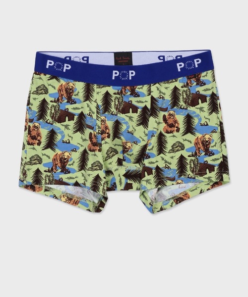 ■PaulSmith■Outline Floral ボクサーパンツ Mountain Bear' ボクサーパンツ / 843995 P5823A(ボクサー