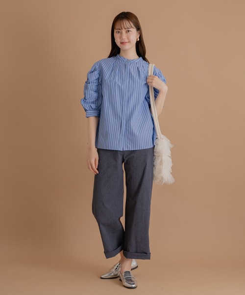 KATHARINE ROSS(キャサリンロス)の「【KATHARINE ROSS】【WEB限定】チュールナイロンショルダーバッグ(ショルダーバッグ・レディース・ライトグレー/アイボリー/ブラック・MEDIUM)」の7枚目の写真