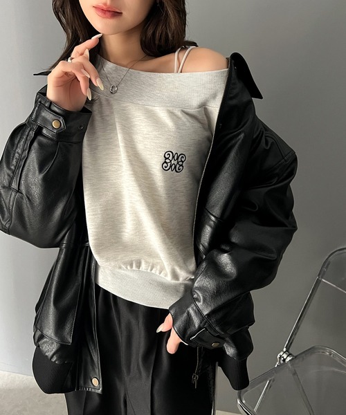 セール】【mily bilet】大人肌見せヘルシースタイル。サイドレース