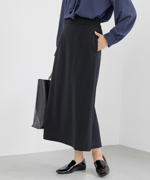 Elura(エルーラ)の「<レギュラー/低身長サイズ>サマ見えナロースカート/131598(スカート・レディース・ブラック/ブラウン系その他4/ブラック系その他/ブルー・MEDIUM/LARGE/FREE(S))」の2枚目の写真