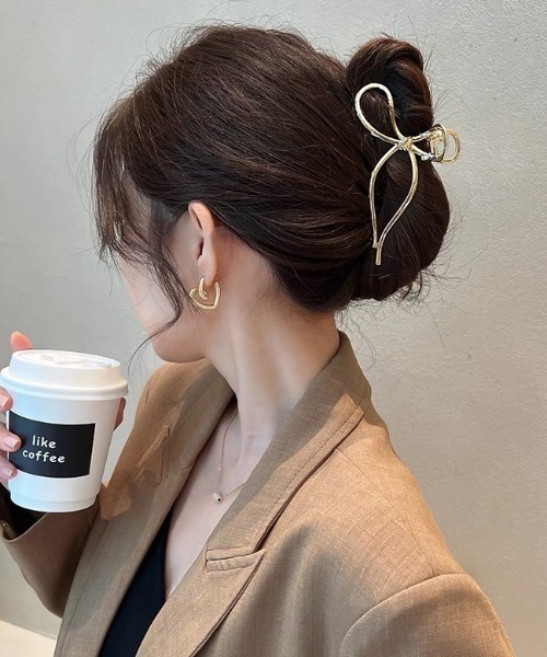 Acca バレッタ ヘアクリップ リボン フローティングリボンバレッタ | ACCA